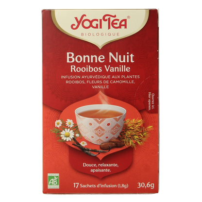 Yogi Tea Bedtime rooibos vanille bio 17.00 Zakjes