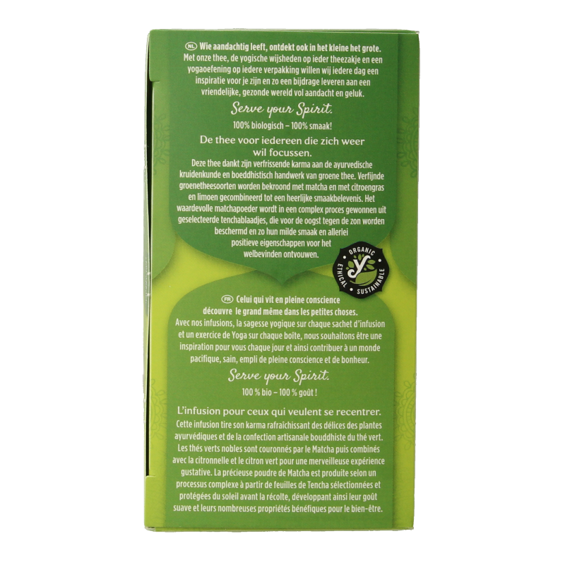 Yogi Tea Green tea matcha lemon bio 17 Zakjes