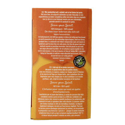 Yogi Tea Curcuma / turmeric chai tea bio 17.00 Zakjes
