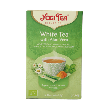 Yogi Tea White tea with aloe vera bio 17.00 Zakjes