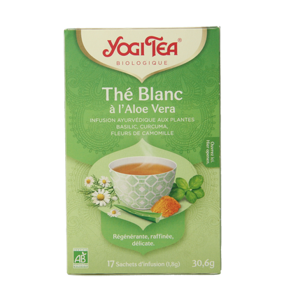 Yogi Tea White tea with aloe vera bio 17.00 Zakjes
