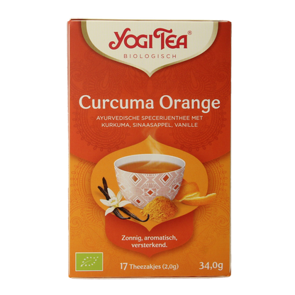 Yogi Tea Curcuma orange bio 17.00 Zakjes