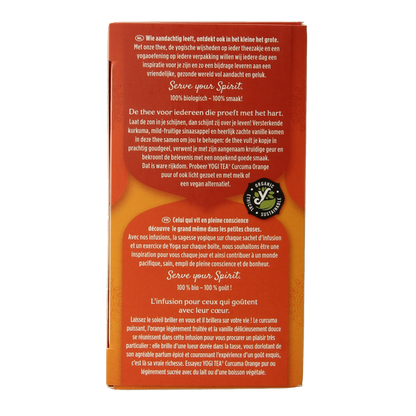 Yogi Tea Curcuma orange bio 17.00 Zakjes