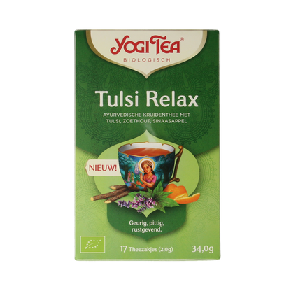 Yogi Tea Tulsi relax thee bio 17.00 Zakjes
