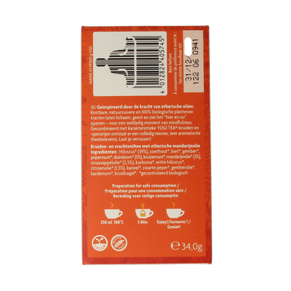 Yogi Tea For the sence natural wellness bio 17 Zakjes