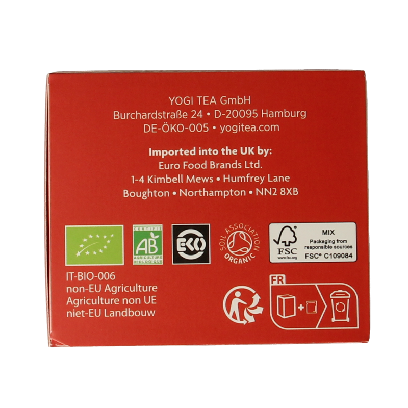 Yogi Tea For the sence natural wellness bio 17 Zakjes