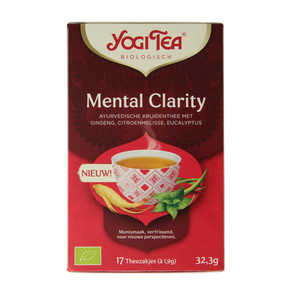 Yogi Tea Mental clarity bio 17.00 Zakjes