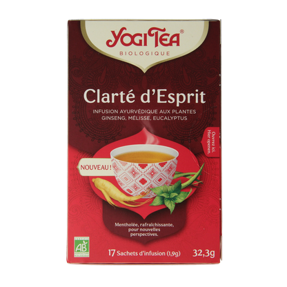 Yogi Tea Mental clarity bio 17.00 Zakjes