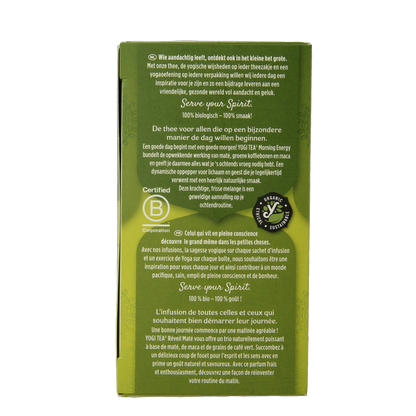 Yogi Tea Morning energy bio 17.00 Zakjes