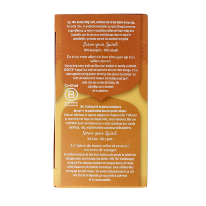 Yogi Tea Mango chai bio 17.00 Zakjes