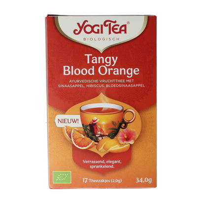 Yogi Tea tangy blood orange bio 17.00 Zakjes