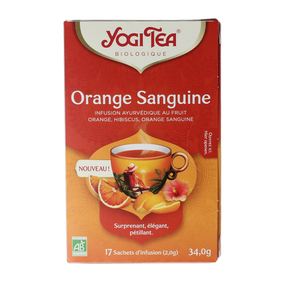 Yogi Tea tangy blood orange bio 17.00 Zakjes