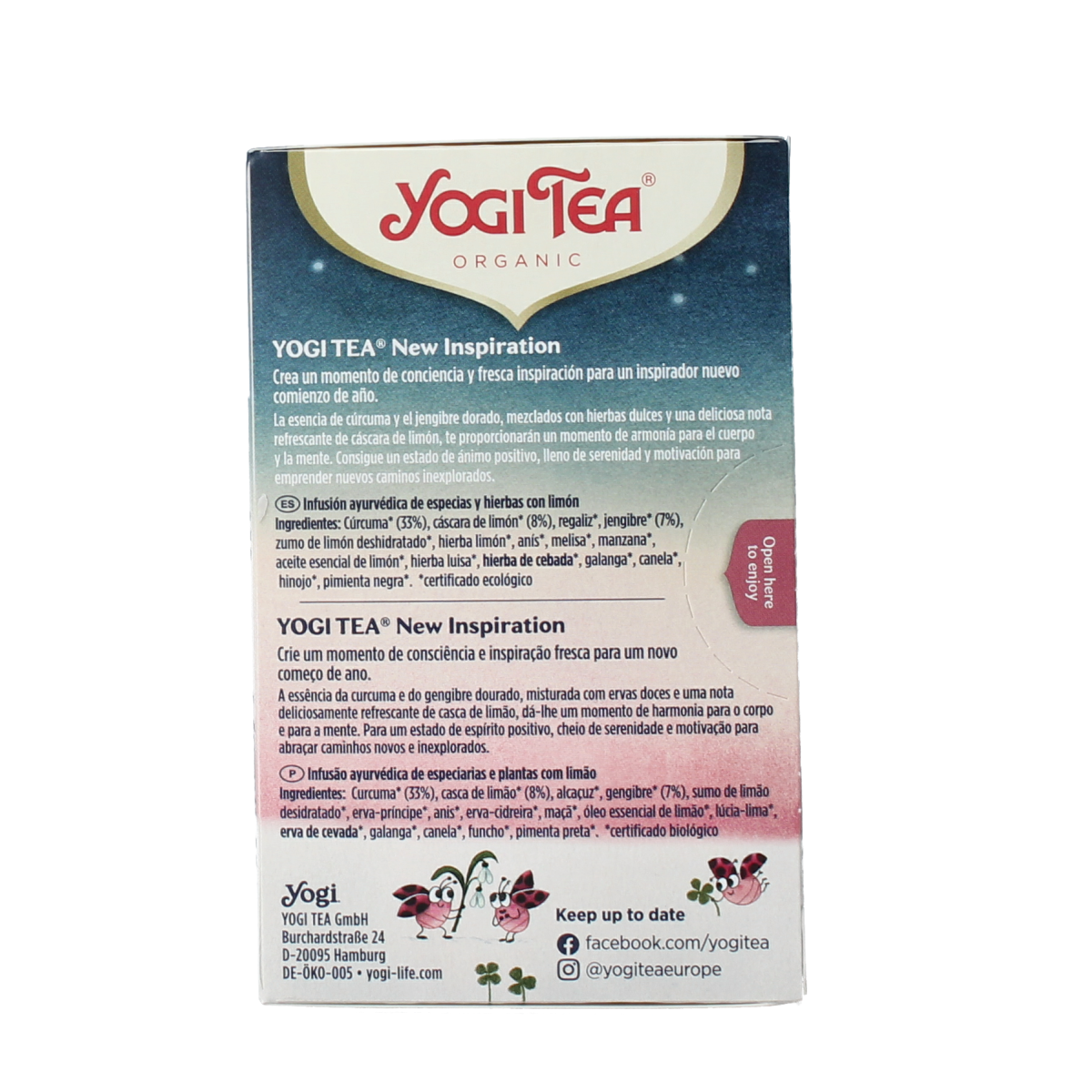 Yogi New inspiration bio 17.00 Zakjes