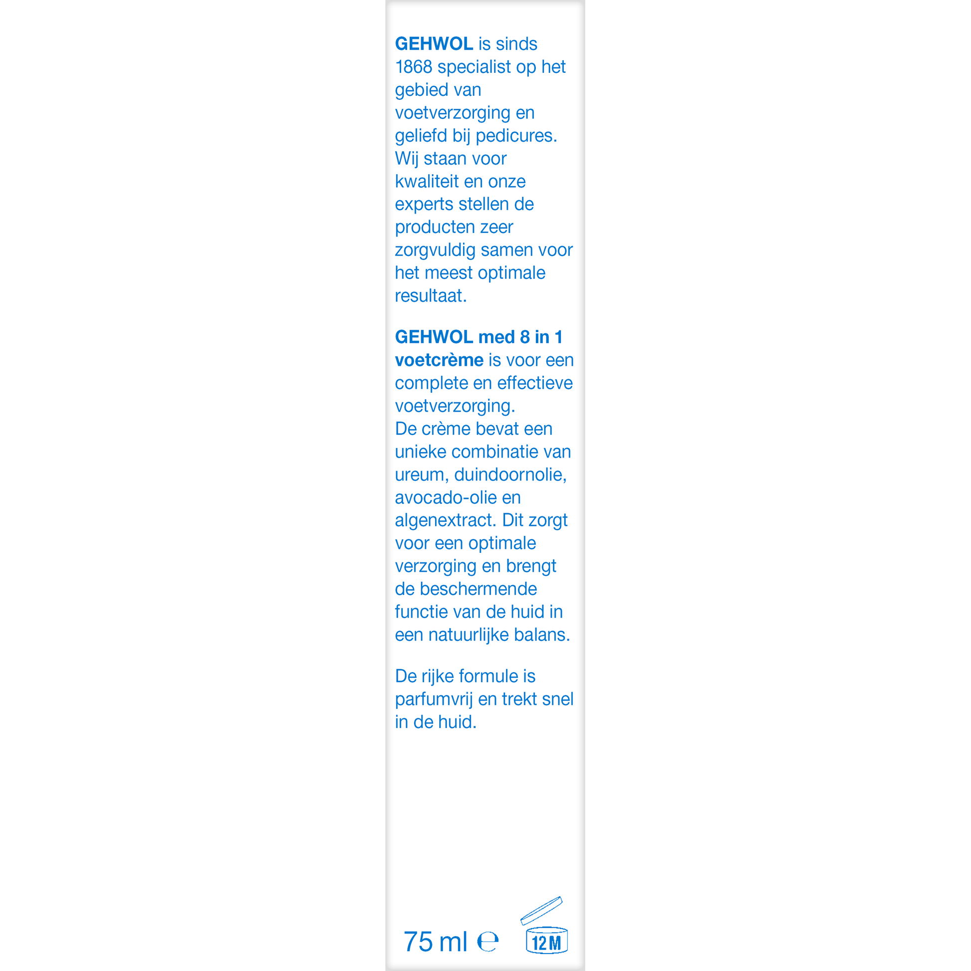 Gehwol 8-in-1 voetcreme 75 Milliliter