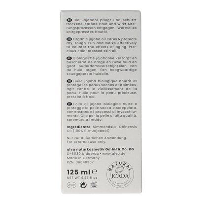 Alva Jojoba olie 125 Milliliter