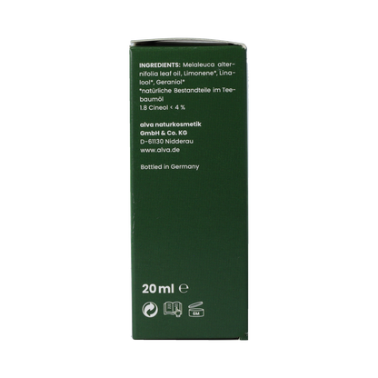 Alva Tea tree oil/theeboom olie 20.00 Milliliter