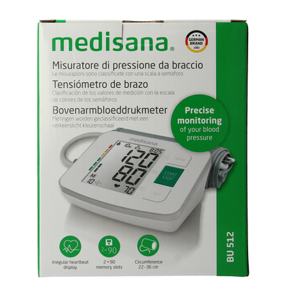 Medisana Bloeddrukmeter bovenarm BU512 1.00 Stuks