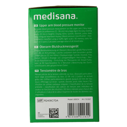 Medisana Bloeddrukmeter bovenarm BU512 1.00 Stuks