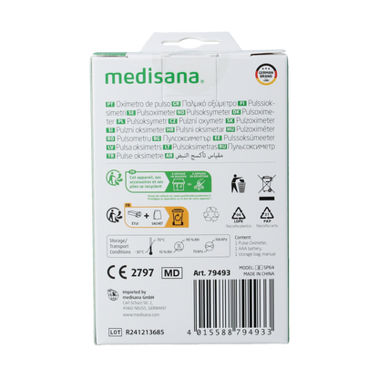 Medisana PM180 Saturatie/pulseoxi meter 1 Stuks