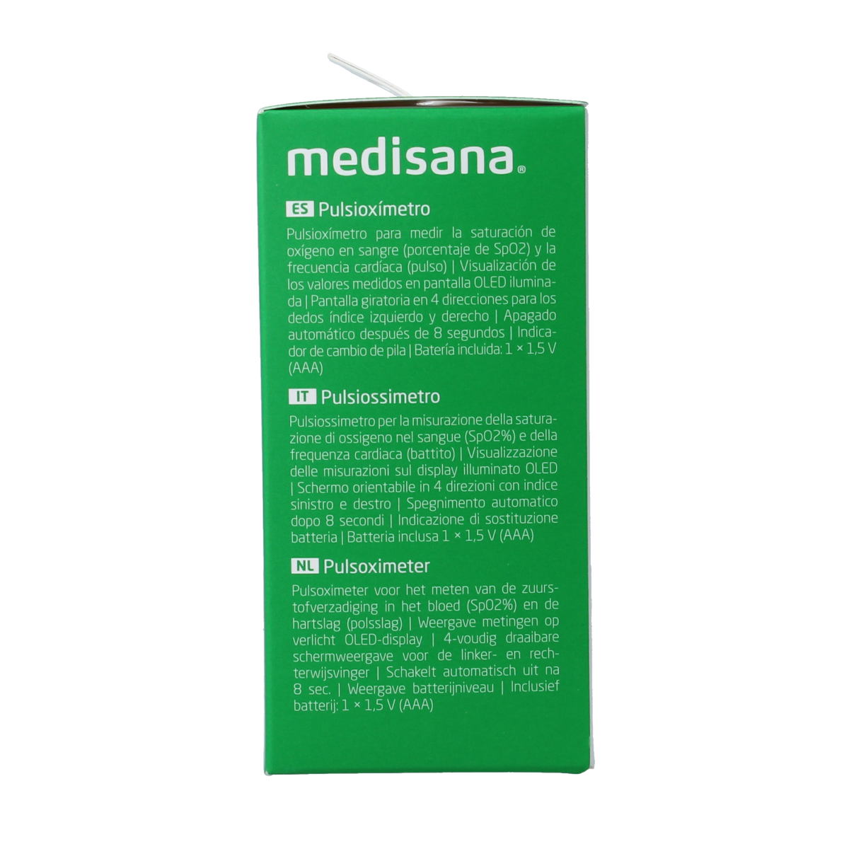 Medisana PM180 Saturatie/pulseoxi meter 1 Stuks