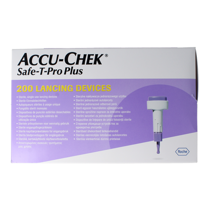 Accu-Chek Safe T-pro plus lancetten 200 Stuks
