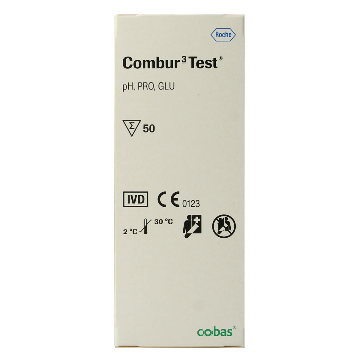 Roche Combur 3 teststrips 50.00 Stuks