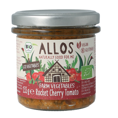 Allos Farm vegetables rucola & kerstomaat bio 135 Gram