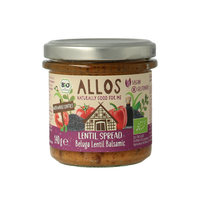 Allos Linzenspread beluga balsamico bio 140.00 Gram
