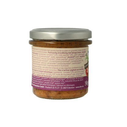 Allos Linzenspread beluga balsamico bio 140 Gram