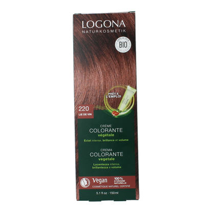 Logona Color creme 220 bordeaux 150 Milliliter