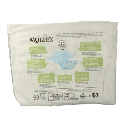Moltex Pure & nature babyluiers newborn 22 Stuks
