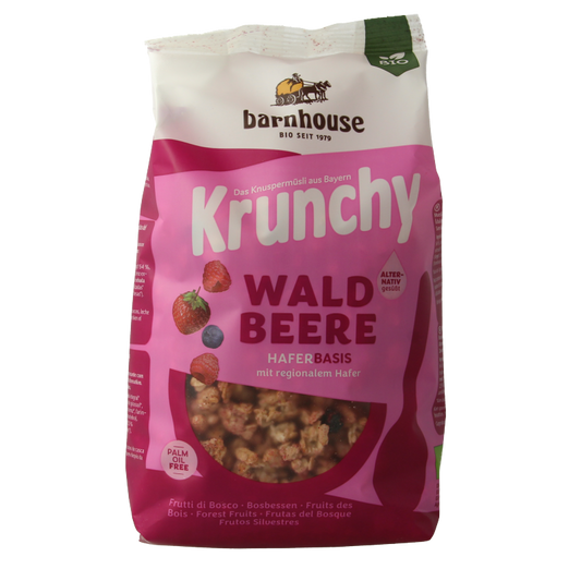 Barnhouse Krunchy pur bosbes bio 375 Gram