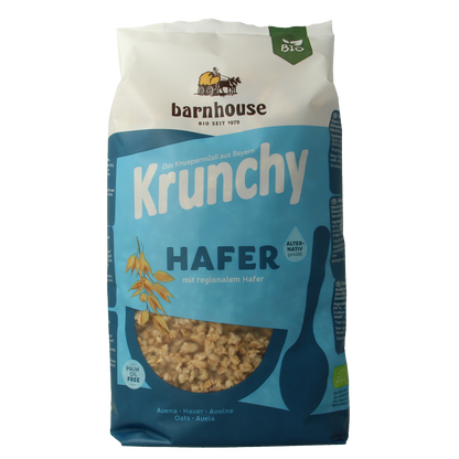 Barnhouse Krunchy pur haver zonder toegevoegde suikers bio  750 Gram