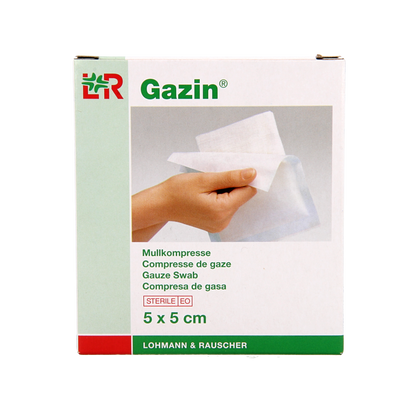 Gazin Gaaskompres 5 x 5cm steriel 5 x 2 10.00 Stuks