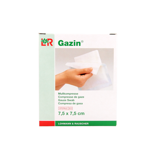Gazin Gaaskompres 7.5 x 7.5 steriel 5 x 2 10.00 Stuks