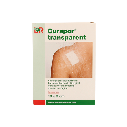 Curapor Transparant 10 x 8cm steriel 5.00 Stuks