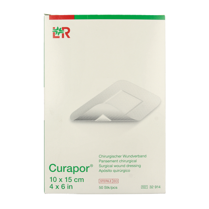 Curapor Wondpleister 10 x 15cm steriel 50 Stuks