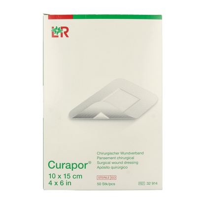 Curapor Wondpleister 10 x 15cm steriel 50.00 Stuks