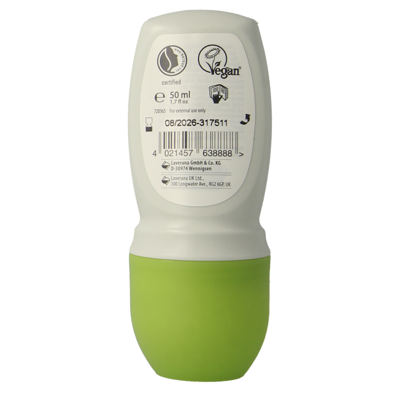 Lavera Deodorant roll-on natural & refresh bio 50 Milliliter