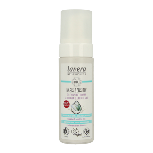 Lavera Basis Sensitive cleansing foam 150 Milliliter