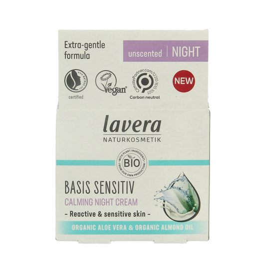 Lavera Basis Sensitive calming night cream 50 Milliliter