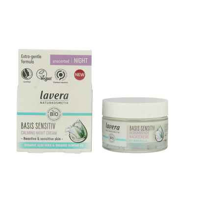 Lavera Basis Sensitive calming night cream 50 Milliliter