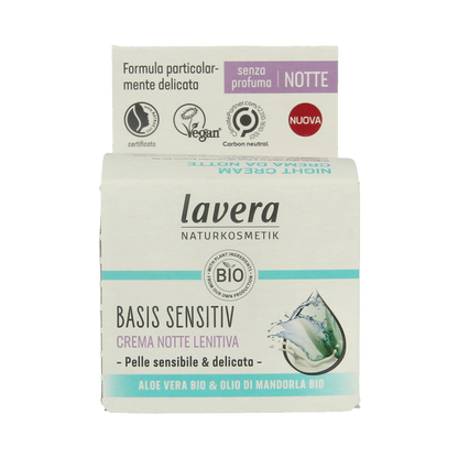 Lavera Basis Sensitive calming night cream 50 Milliliter
