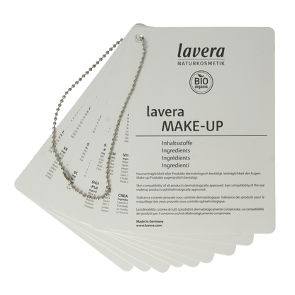 Lavera Colour cosmetics INCI boekje 2024  1 Stuks