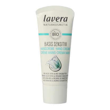 Lavera Basis sensitiv handcreme mini bio 20.00 Milliliter