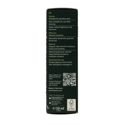 Lavera Men sensitiv moisturizing cream bio 50.00 Milliliter