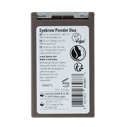 Lavera Eyebrow powder duo bio 1.00 Stuks
