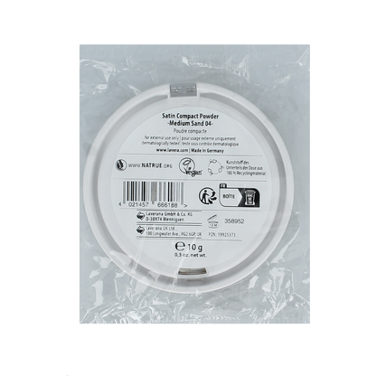 Lavera Satin compact powder medium sand 04 10.00 Gram
