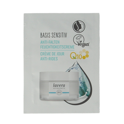 Lavera Sample basis sensitive Q10 dagcreme bio 100.00 Stuks