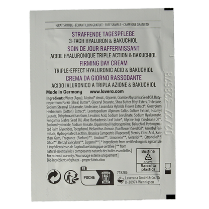 Lavera Sample firming daycream bio 100 Stuks